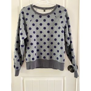 Polka dot sweatshirt